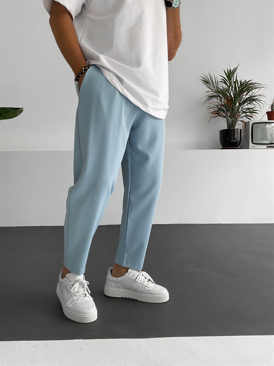 Mavi Bol Kesim Basic Pantolon BY-319