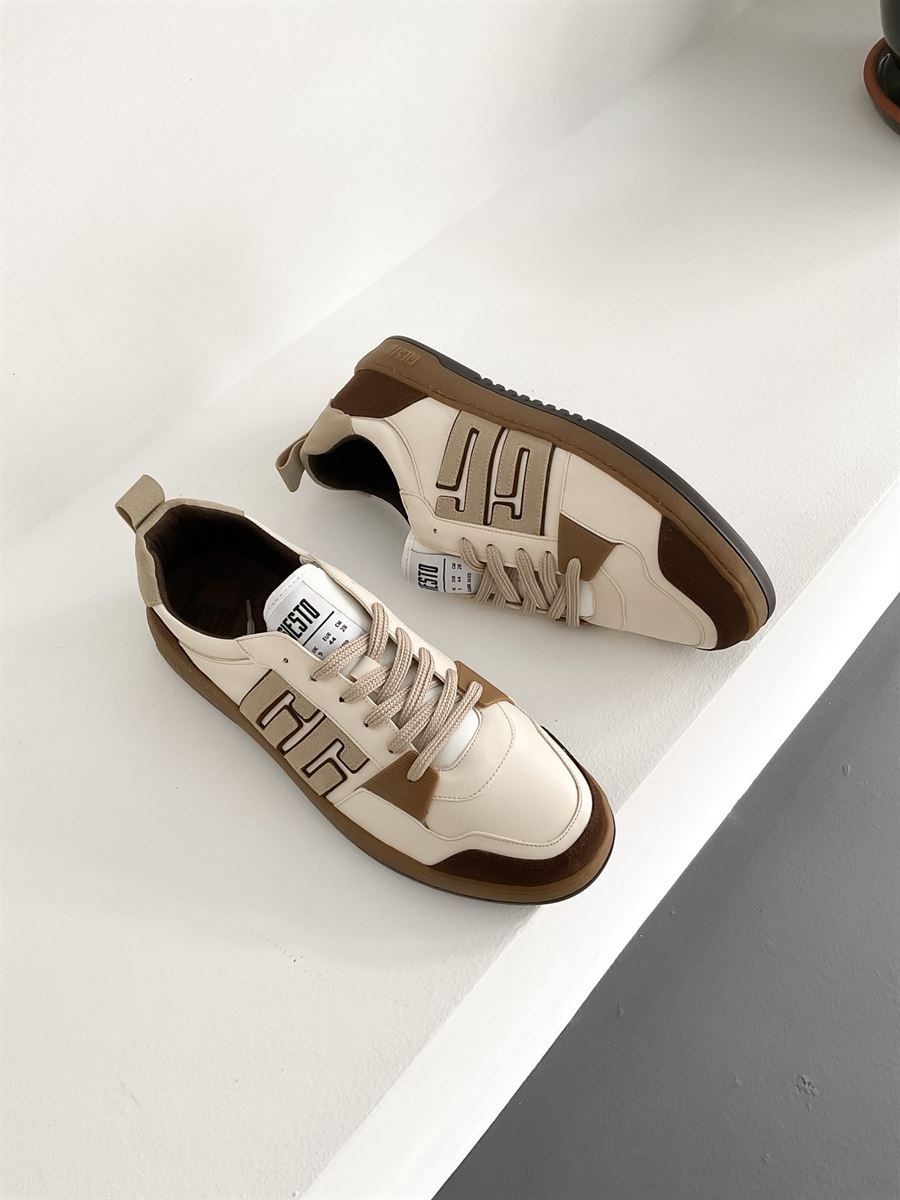 Kahve Sneaker Basic Ayakkabı G-1009